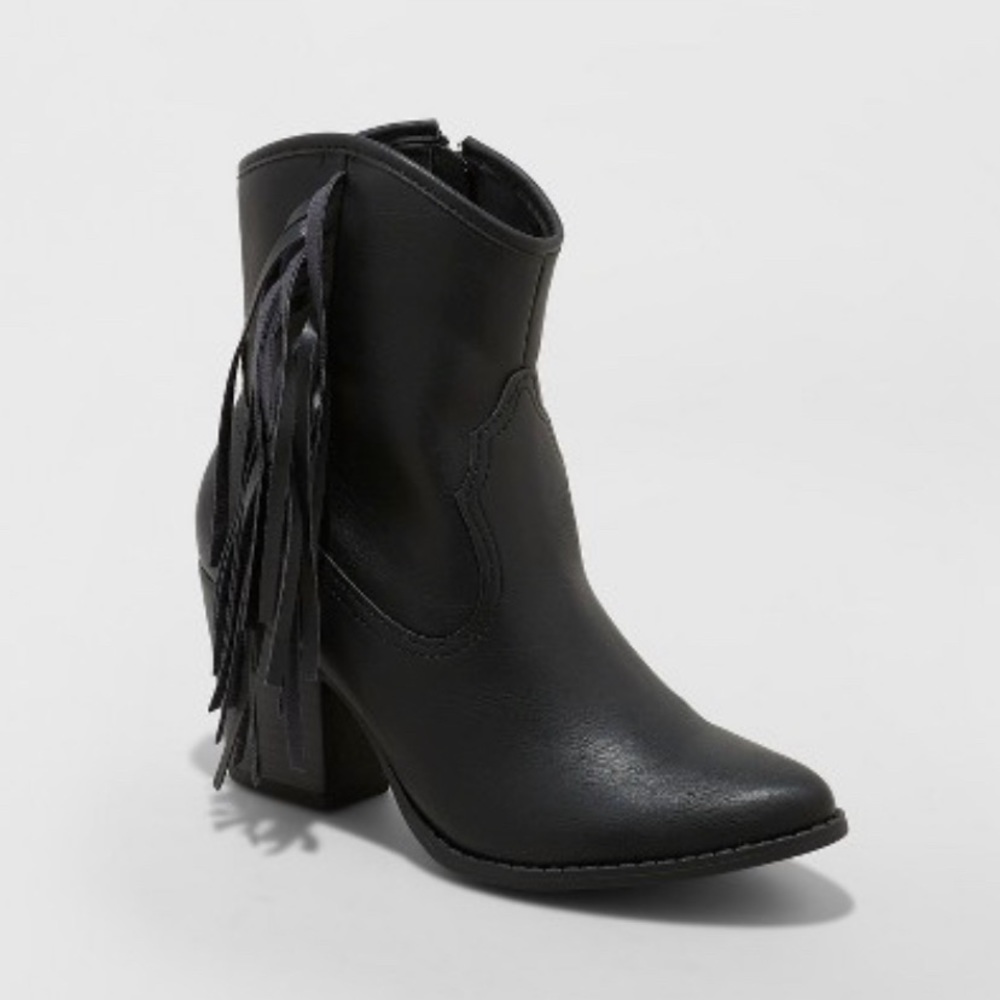 Wild Fable  Women's Cordette Fringe Western Bootie Sz 11